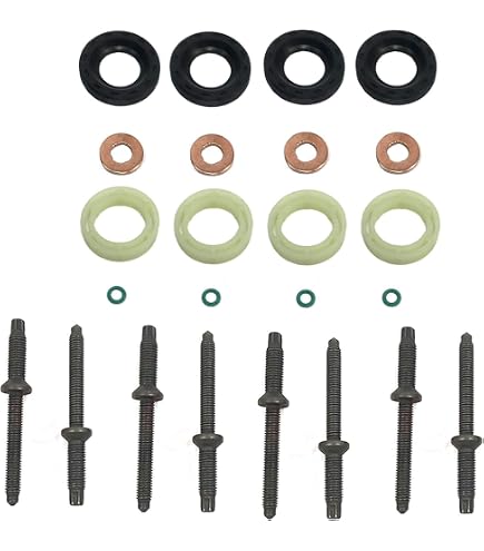 Kit Guarnizioni Iniettori Per Motore 1.4 HDI TDCI - Montaggio Bosch, Compatibile Citroen C3, Nemo, Peugeot 206/207/307, Codici 0348T8 1982F7