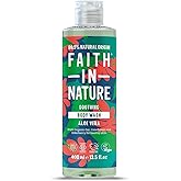 Faith In Nature Natural Aloe Vera Body Wash, Soothing Shower Gel, Vegan and Cruelty Free, No SLS or Parabens, 400 ml