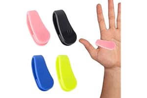 BANJIABB 4 pinzas de acupresión para masaje, dispositivo de acupresión portátil, anillos de presión con batería, línea de borderline, clip de mano, pinza de mano para adelgazar para muñeca masaje de bienestar