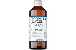 AUGUST ENGELHARDT 1000 ml de propilenglicol de calidad farmacéutica USP, versátil, alta pureza, > 99,5 %, E1520