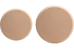 GOTRAIN Herramientas redondas de cerámica molde de formación de placa de cerámica Placa base de arcilla de cerámica Impresión en blanco Placa de barro Molde de cerámica para arcilla Placa de densidad de