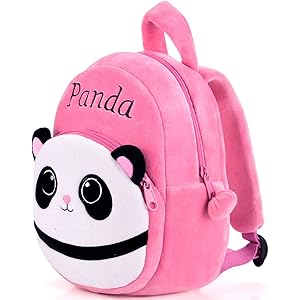 DZert Kids School Bag Soft Plush Backpacks Cartoon Boys Girls Baby (2-5 Years)