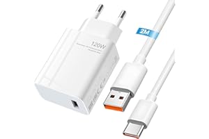 LEIKEDUN 120W Adaptateur Chargeur Rapide USB avec 6A Câble USB C pour Redmi Note 14 Pro 13 Pro 12, Xiaomi 14T Pro/14 Ultra/13T Pro/12T/13 Pro/13 Lite/13/12/12X/POCO X7 Pro/X6/POCO F6 Pro/F6/X4 GT Pad 7 6