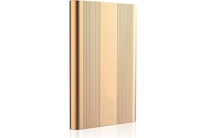 HAHHY Disque Dur Externe - Disque Dur Externe Portable Slim Disque Dur Externe pour Ordinateur de Bureau, Chromebook, Ordinateur