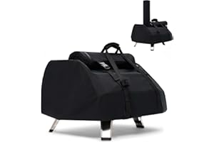 NOELIFE Funda de transporte para horno de pizza Ooni Karu 16 y Karu 2 Pro, accesorios para Ooni 16, funda impermeable para hacer pizza con bolsa de chimenea separada, con correas inferiores para
