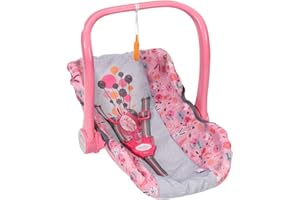 Baby Born 832424 Comfort Seat-Multi-Purpose Accessory Can be Used, Carrier, a Rocker Or a Car Fits Dolls up to 43cm-Suitable for Children Aged 3+ years-832424