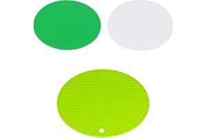 SAVITA 2 Pièces Ouvre Bocaux Caoutchouc 1 Pièce Coussin d'Isolation Thermique en Silicone Multi-Usages Couvercle de Pince à Bocal Antidérapant Ouvre Bouteille Jar Opener pour Personnes Âgées (Série B)