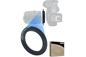 AMOPOFO EF R-55mm Retroadapter/Makro Umkehrring Ring,für EF R Kamera EF R RF Adapter,zum umgekehrten Anschrauben eines Objektivs.für Makroaufnahmen