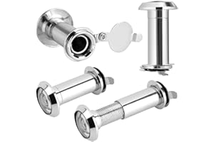 RAGUSO 220 Degree Wide Viewing Angle Door Viewer with Heavy Duty Privacy Peephole Front Cover Hardware Door Viewer for Home and Hotel