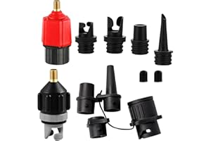 Funmo Adapter do wentylu sup, adapter do wentyli do pontonu, konwerter pompki powietrza, adapter do pompowania SUP, do nadmuchiwanej deski SUP