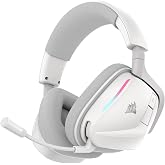 Corsair Void v2 kablosuz oyun kulaklığı, Bluetooth'lu, PC, PS5, PS4, Switch & Mobile i&ccedil;in, Dolby Atmos, 70 saat pil &ouml;mr&uuml;, &ccedil;if
