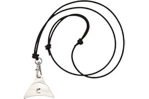 Logan Whistles 304 - Silbato de Acero Inoxidable y cordón de Cuero