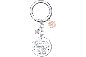 YJYJZX Regalos amigos llaveros regalo amiga llaveros regalo personalizado y divertido compañeros de trabajo Regalo Compañera Trabajo Regalo Despedida Compañera de Trabajo Regalos para Amigas