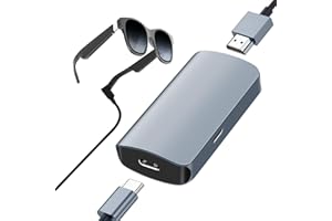 XinYaa HDMI to USB C Adapter, 4K@60Hz HDMI to Type C Adapter for XREA-L One/Air 2 Pro/Air 2,Viture Pro/One,RayNeo Air 2s,Rokid AR Glasses, Portable Monitor from PS5/4,B-O-X,Switch,Laptop,PC
