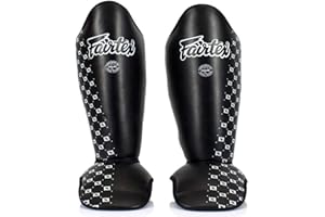 Fairtex Black SP5 Muay Thai Shin Guards