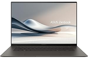 ASUS Zenbook S 16 OLED UM5606WA-RK297W - Ordenador Portátil 15.6" WQXGA+ 120Hz (AMD Ryzen AI 9 HX 370, 32GB RAM, 1TB SSD, Radeon 890M, Windows 11 Home) Gris Zumaia - Teclado QWERTY español