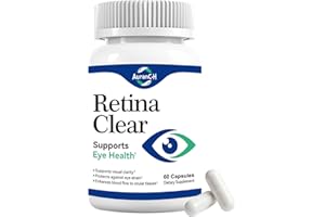 AURANC-H Lutein Supplement for Eyes, Vision Support – Eye Health Formula with Lutein, Zeaxanthin, Quercetin, Vitamin A, Zinc, & Bilberry – Supports Visual Clarity, Focus & Eye Fatigue Relief – 60 Capsules