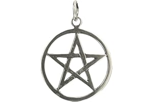Kiss of Leather Ciondolo a forma di pentagramma in argento sterling 925, n. 49