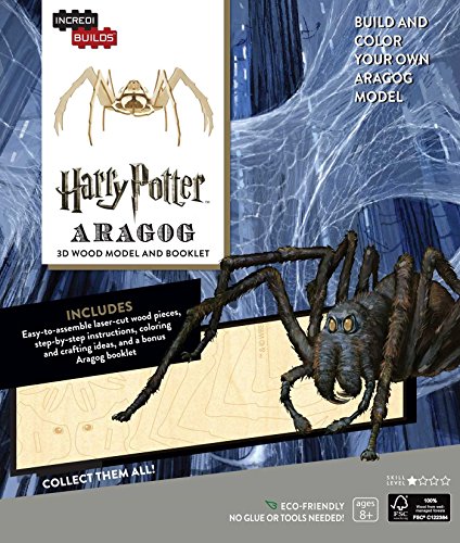 Preisvergleich Produktbild INCREDIBUILDS: HARRY POTTER: ARAGOG 3D WOOD MODEL AND BOOKLET