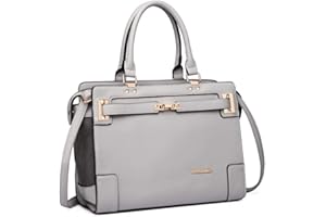 WLDOCA Sac De Transport De Luxe PU pour Animaux De Compagnie,Sac À Main pour Chiens Chats Le Voyage Moins De 4 KG (Gris)