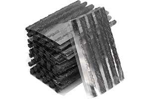 ETOPARS 50 x Tyre Repair Tubeless Tyre Punctures Repair Strips Kit Rubber Tool Recovery Tyre Car Black 200 mm x 6 mm