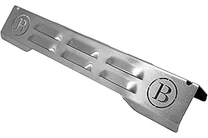 GS GRILL SUPPLY MADE IN GERMANY · LEIDENSCHAFT · QUALITÄT Babossa® Flame Protection Made of Solid Stainless Steel - Replacement Part for Burnhard Fred | Rustproof & Titanium Stabilised by V4A Stainless Steel | Made in Germany | Pack of 1