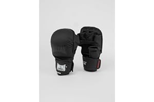 METAL BOXE Gants Combat-Libre MMA Strike Black Light