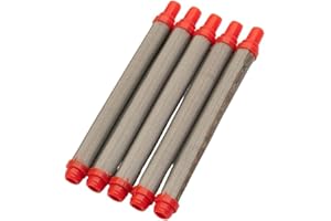 Sileduove 200 filtros de malla para pistolas de pintura Wagner Airless, sin aire, elementos de acero inoxidable, filtro para pistola de pintura Wagner Airless (5 unidades)