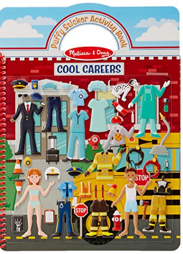 Preisvergleich Produktbild Puffy Sticker Activity Book: Cool Careers