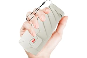 Moorrlii Reise-Mini-Regenschirm für Geldbörse mit Etui, klein, kompakt, UV-Schutz, sonnenleicht, kleiner Taschenschirm mit Hülle für Damen, Mädchen