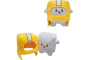 Nhcuijun Lanky Box Plushies With Detachable Head Mask, LankyBox Plushies,Cute Box And Fox Plush Doll, Soft Toys Gift for Girls, Boys, Kids, Friends