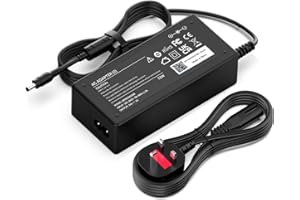 VUOHOEG 24V Power Supply Charger Compatible with Logitech Racing Wheel G920 G923 G940 G29 G27 G25, PS3 Xbox 360, FUJITSU Scanner FI-6130 FI-6140, DC 24V 2A 3A LED Strip Lights Adapter AD10110LF 190211-0010