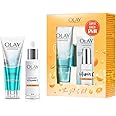 Olay Vitamin C Kit for 2X Glow | Vitamin C Serum with Free Cleanser l Even Glow and Smooth Texture | With Niacinamide l Normal, Oily, Dry & Combination Skin l Parabens & Sulphate free | Pack of 2