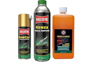 MW24 BALLISTOL Waffenpflege-Set Robla Laufreiniger Gunex Waffenöl GunCer Keramik-Waffenöl Spray