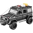 MTG Metro Toys & Gift - Benz G550-4X4 Modified Off Road | 1:24 Scale | Diecast Model Metal Pull Back Toy car for Kids with Openable Doors & Light, Music Toy Vehicle for Kids 【Colors as Per Stock】