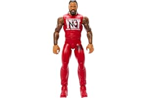 Mattel WWE Main Event - Jimmy Uso, personaggio collezionabile Series 155, action figure con 10 punti di articolazione e aspetto realistico, giocattolo per bambini, 6+ anni, JCV48