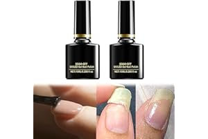 OWSEN Gel de protection pour réparation des ongles, gel de protection moucheté, gel de réparation des ongles moucheté, gel de réparation instantané des ongles, gel de réparation des ongles (couche de base