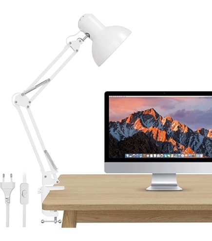 Lampe LED Orbit Blanc Et Argent - | Design