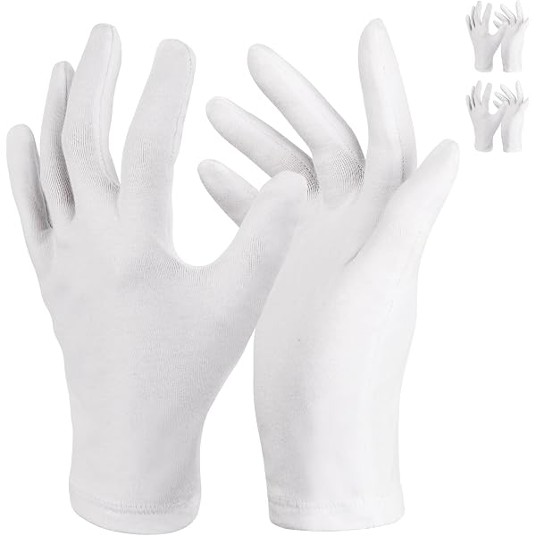 Baumwoll-Handschuhe Für über Nacht – Feuchtigkeitsspendend, Für Trockene Hände & Ekzeme, Waschbar