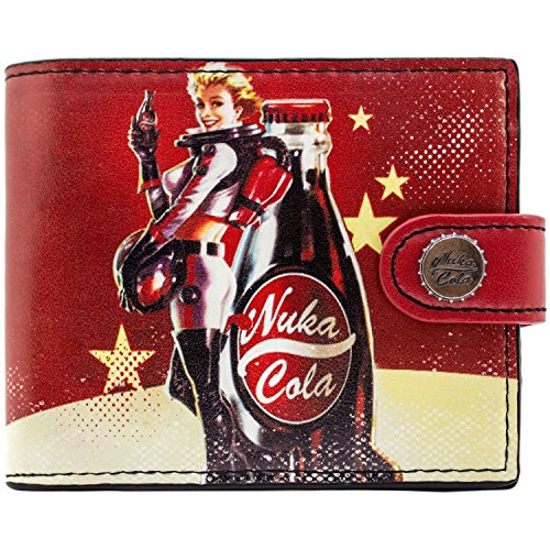 Preisvergleich Produktbild Fallout 4 Nuka Cola Flasche Inserat Rot Portemonnaie Geldbörse