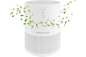 PROFI CARE ProfiCare Oczyszczacz powietrza | klimat pomieszczenia | do 20 m² | 2 filtry | filtr wstępny | filtr EPA | 3 poziomy mocy | tryb uśpienia | 25 W | obsługa dotykowa czujnika | 4 lampki kontrolne LED |