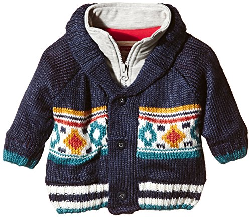 Levi's Baby Boys Doby Plain Sweatshirt, Blue (dress Blue), 12-18 Months (Manufacturer size: 18 mois)