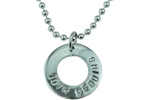 PIRANTIN Mens 10 Year Anniversary Polished Ring Pendant