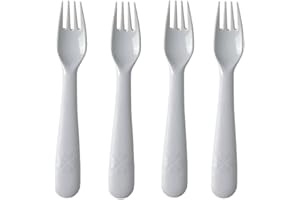CARIBOU LIVING Children Kids Baby Toddler Cutlery Set IKEA Kalas Replacements Colour Choice 4pcs Grey Forks BPA Free
