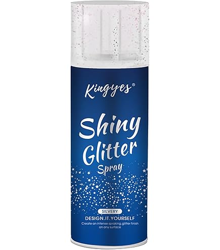 Glitzer-Spray 60 Ml – Glänzendes Sprüh-Glitter Für Haar, Körper & Kleidung, Holografisch & Leicht Abwaschbar