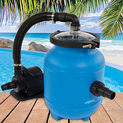 Miganeo® Speed clean 4000 Schwimmbadpumpe für Pool bis 14.000 Liter , inklusive Filter Balls - 4