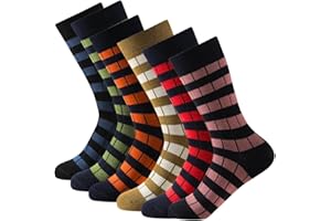 Balseti Calcetines Estampados para Mujer. 80% Algodón. Calcetines de Colores con Estampados de Rayas y Animales. Pack de 6 Pares. Tallas 35-38 y 39-42