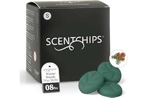 ‎SCENTCHIPS Scentchips® Winterwoud Duftwachschips – Hausduft – Duftwachs Melts – Geeignet für Duftlampe & Wachsbrenner – Intensiver Winterduft – 8 Stück – Raumduft für Zuhause