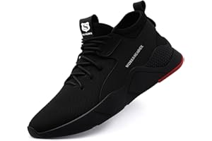 SUADEX Arbeitsschuhe Herren Sicherheitsschuhe Damen Leicht Atmungsaktiv Unisex Stahlkappenschuhe