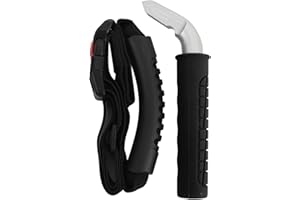 Candeon Car Door Handle for Elderly, 2 PCS Car Handle Assist Car Door Assist Handle, 500 Lbs Load Non Slip Car Door Support Handle Vehicle Door Latch Handles for Elderly and Handicapped (Black)